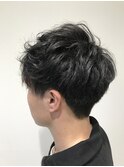 ツーブロマッシュショート