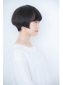 ネイビーカラー小顔マニッシュショートY大宮20代30代40代