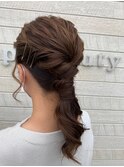 シンプルヘアセット