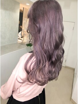 ジーナ 名駅(XENA.) 《xena》haru☆ピンクラベンダー×ツヤ感ウェーブ