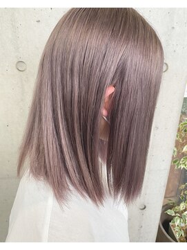 ガルボ ヘアー(garbo hair) #ボブ#グレージュ#ストレートヘア#高知美容室#下村スタイル