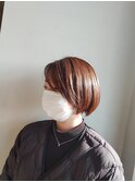 ツヤベージュショートボブ☆
