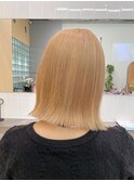 ブロンドベージュ / ブロンド / ベージュ / ボブ