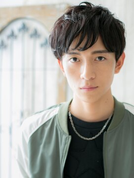 グルーミングサロン バーバー キャッスル 北浦和西口(Grooming salon Barber Castle) 重めツーブロックパーマニュアンスマッシュR北浦和