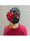 ☆着物ヘアアレンジ　アップスタイル☆/30代40代50代