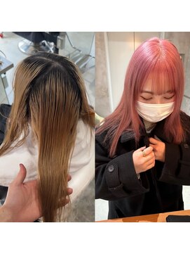 スリー(three) ピンクカラー