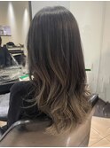 大人のハイライト 髪質改善 白髪ぼかし