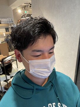 アース 大泉学園店(EARTH) かきあげ×ニュアンスパーマ×マッシュ