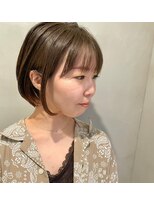 ヴォロ 佐賀(VoLo)&nbsp;切りっぱなしボブ/美髪/ピンクブラウン[佐賀駅]