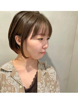 ヴォロ 佐賀(VoLo) 切りっぱなしボブ/美髪/ピンクブラウン[佐賀駅]