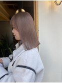 ハイライト　レイヤー ショートヘア　ボブ　くびれレイヤー 