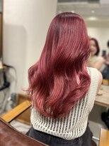 カンナ オーガニック ヘアデザイン(CANNA ORGANIC & HAIR DESIGN)&nbsp;韓国レイヤー×カシスレッド/ハッシュカット/ダブルカラー