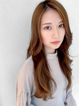 オーブヘアー アリーナ 会津若松店(AUBE HAIR alina) 20代・30代_顔回りレイヤーロング