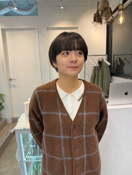 ロカ 表参道(loka) マッシュショート/ブラウン[表参道/ブリーチ/ハイライト]Mai