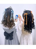ハーフツイン/量産ヘア/推し活ヘア