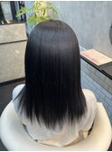 髪質改善◎艶髪×黒髪/暗髪/ブルーブラック[町田]