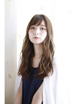 アウラ(Aula by marbles) マロンベージュ/ウェーブスタイル/ゆるふわロング[横浜]