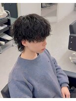 ブライト(BRIGHT)&nbsp;マッシュウルフ無造作パーマ