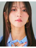 艶髪シースルーバンク×インナーカラー［藍住］