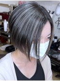【プリン抹殺】グレージュバレイヤージュ2ヶ月後×ブリーチ2回
