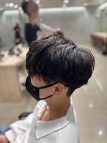 アッシュ 高幡不動店(Ash)&nbsp;メンズツーブロック刈り上げマッシュニュアンスパーマ