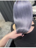 ミミー(mimiiy)&nbsp;アッシュラベンダー/シルバーアッシュ/中崎町美容室