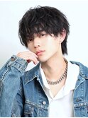 緩めツイスパ　マッシュ　ウルフ　ソフトツイスト