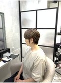 白髪ぼかし/白髪改善カラー/ショート/透明感カラー/脱白髪染め
