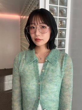 フィルムス 表参道(FILMS) ココアベージュ/黒髪/クラゲヘアー/オリーブグレー/ボブ/表参道