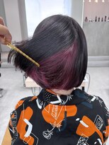 ソヨン 栄店(SOYON)&nbsp;インナーカラー/ブリーチ/ぶどうピンク/oggiottoトリートメント