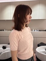 マイル 渋谷(mile)&nbsp;アプリコットオレンジ×ミディアムレイヤー