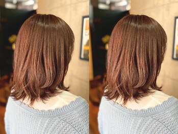 レイヤーケーキ (Layer Cake)の写真/《夜22時まで営業》個室完備のプライベートサロン♪ハイキャリアスタイリストのマンツーマン施術が人気!