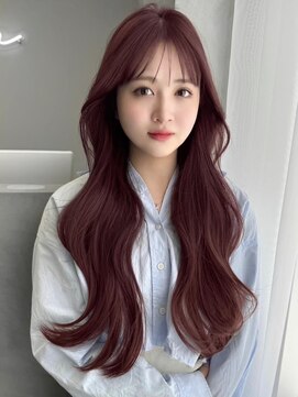 ソヨン 名駅2号店(SOYON) 大人ガーリー/似合わせカット/ヨシンモリ/ピンクラベンダー/z377