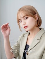 E:terne 大宮店【エテルネ】エクステ/ブリーチ/ケアブリーチ【2/28 オープン(予定)】&nbsp;ホワイトベージュボブ/ショートボブ/ブリーチ/トリートメント