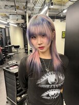 ヌル 原宿店(Null) オーダーメイド/デザインカラー/ケアブリーチカラー/姫ウルフ