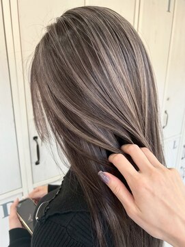 リコヘアー(LiCO HAIR) 那覇/イメチェン/ピンクベージュ/アンブレラカラー/前髪