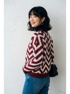 コートフィールエー(CO_T feel.a) 朝の時短も叶う！ラフな波巻きウェーブでこなれ感ミディ☆*