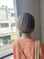 ブロッサム 北浦和店&nbsp;ボブハイライトバレイヤージュベージュカラー北浦和髪質改善