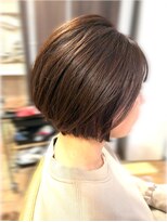 アンジュ ラヴィ(Ange Lavie) 30代40代50代上品なピンクコンパクトショートボブtosa004