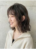 ウルフカット/ミディアムレイヤーデジタルパーマ20代30代p北浦和