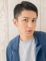 モッズヘア メン 上尾東口店(mod's hair men)&nbsp;20代30代爽やか社会人アップバング短髪フェードスタイルa上尾