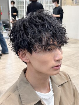 バイフィフス 原宿/表参道(by fifth) 原宿ラウンドマッシュシャドウパーマルーズパーマ刈り上げfifth