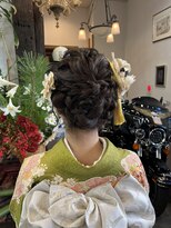 ベル(BELL) 華やかな成人式ヘアアレンジ【BELL用賀・桜新町】