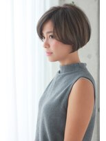 ドアベルヘアリビング(Door Bell hair Living)&nbsp;アッシュグレージュ☆ノーブルショートボブ