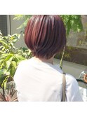 ピンクバイオレット×ショート