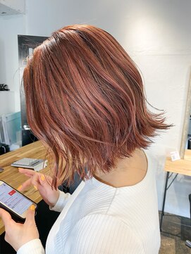 ヴェルダ 池袋店(verda) ハイライトカラー×ピンクゴールド