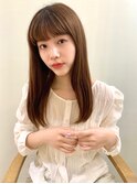 大人可愛いまとまるストレート