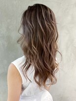 アイティー バイ アルバム 中野店(IT by ALBUM) バレイヤージュロング_セミウェットウェーブ_ba306092