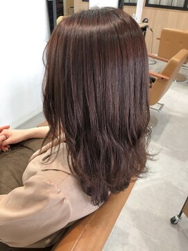 テラスヘア 新潟駅南(TERRACE hair) ダメージレス艶髪カラー透明感ブラウン(ブリーチなし)