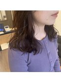 ◎セミロングの切りっぱなしスタイル◎